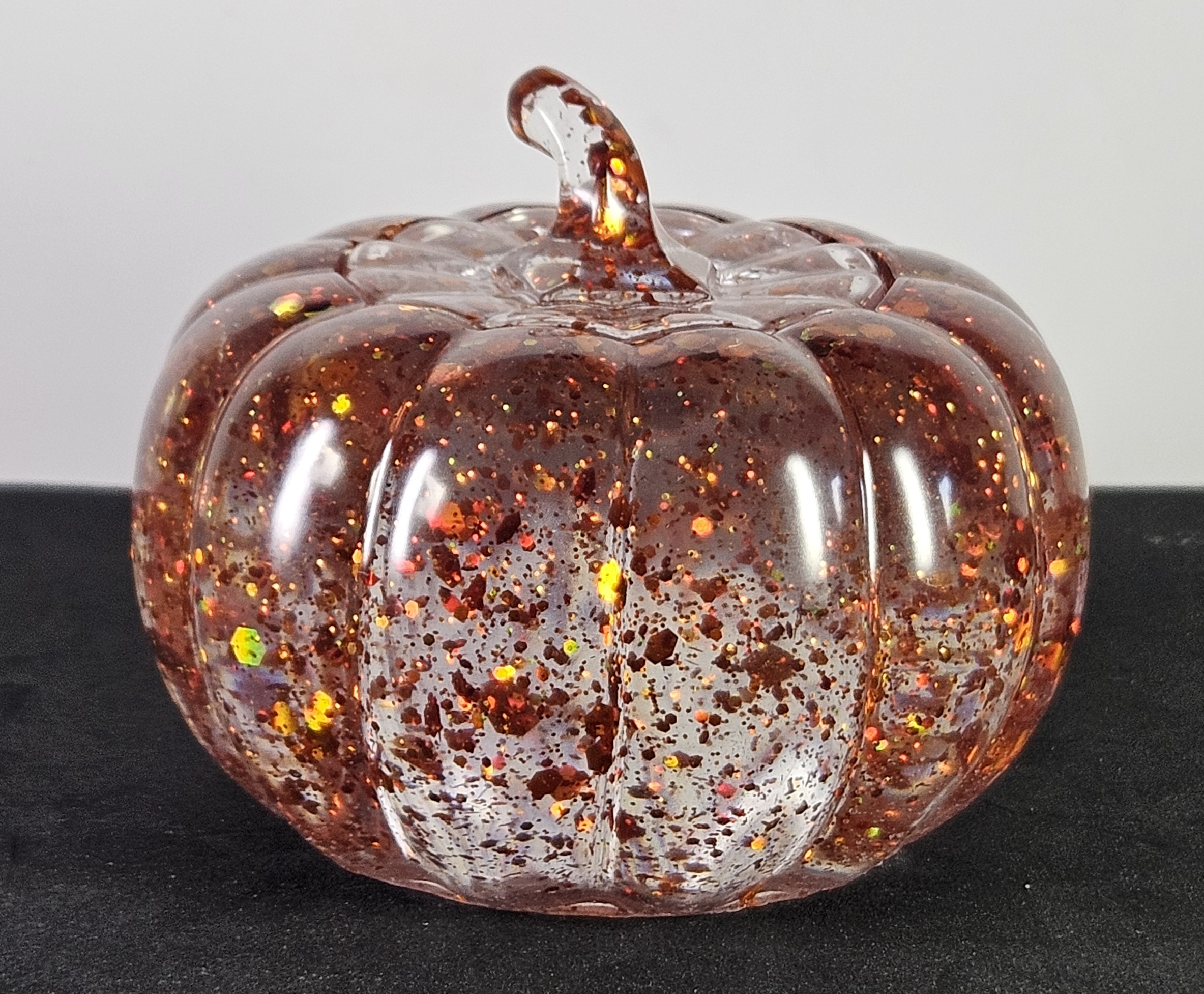 Bronze Glitter Pumpkin