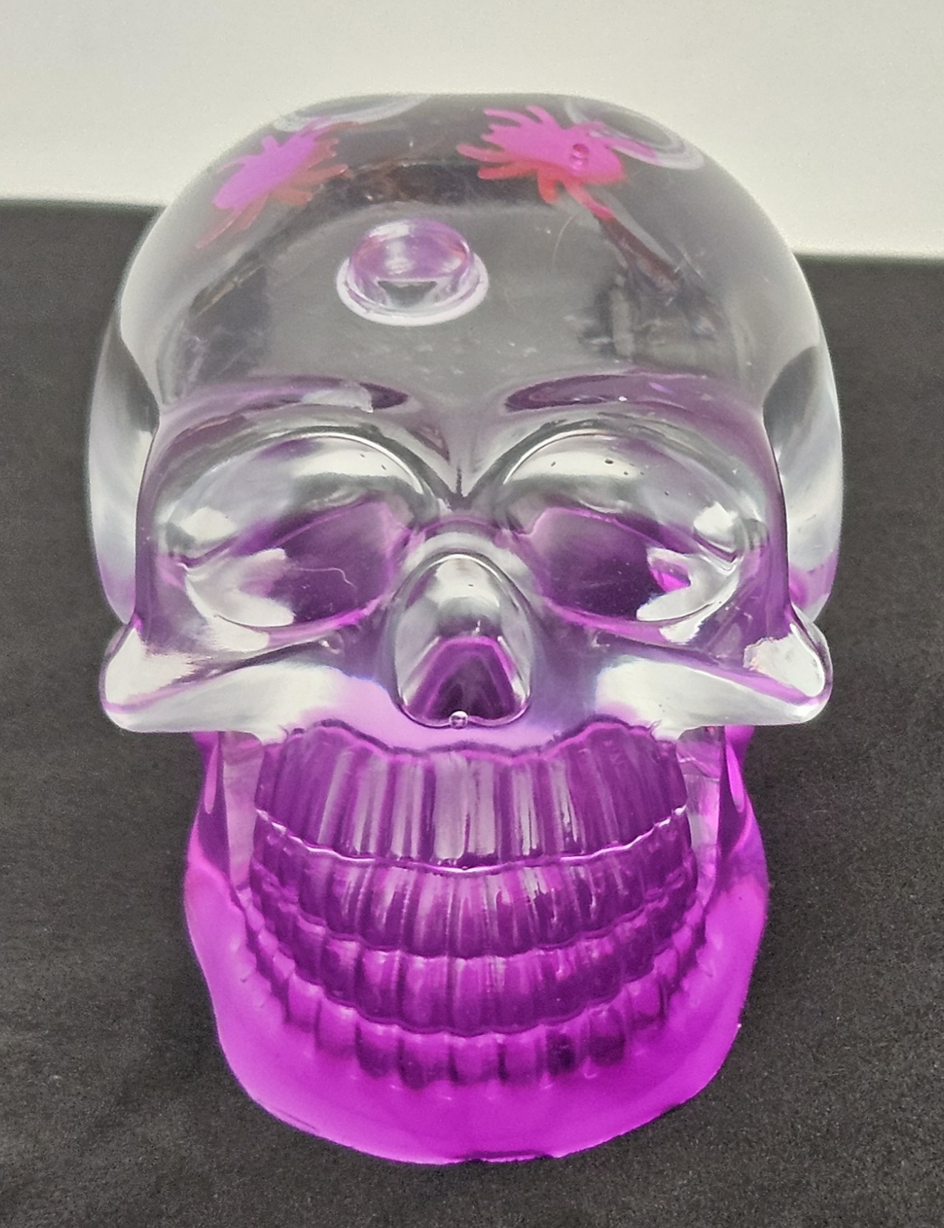 Purple/Clear Skull